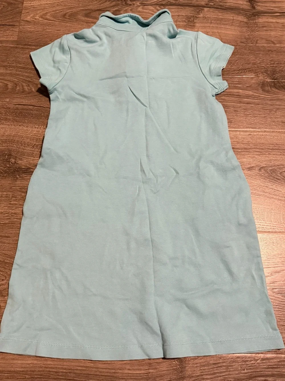 Primary Light Blue Girls' 6/7 Casual Polo Dress